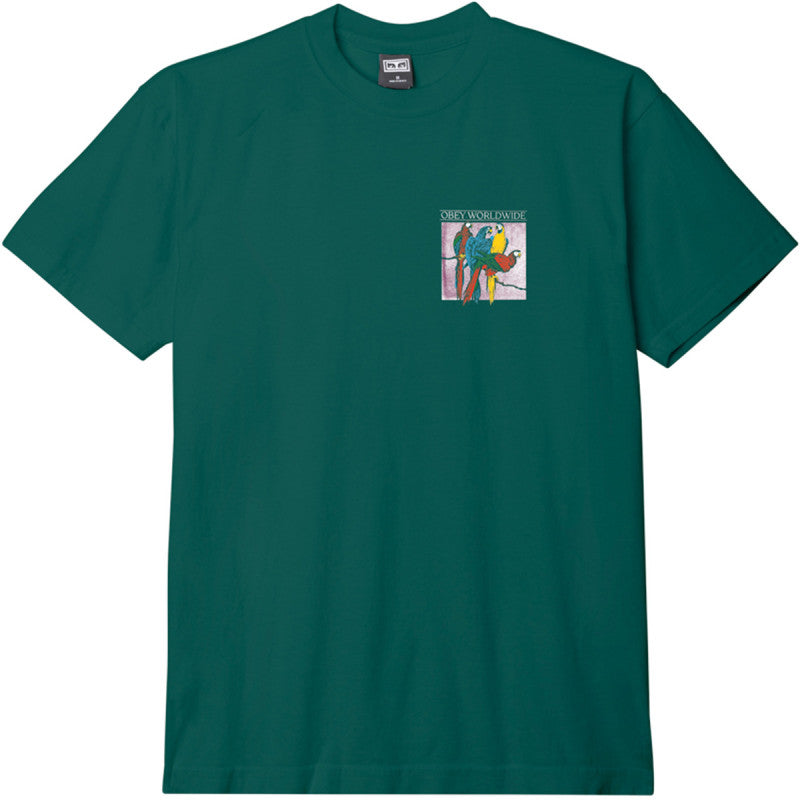 Obey Respect & Protect T-Shirt Adventure Green