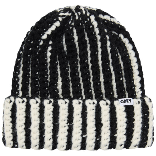 Obey Scout Chunky Beanie Black