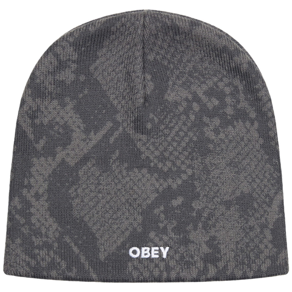 Obey Silo Beanie Snake Skin