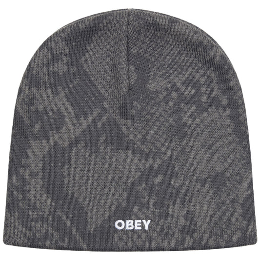 Obey Silo Beanie Snake Skin
