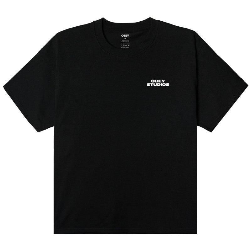 Obey Sky Face T-Shirt Black