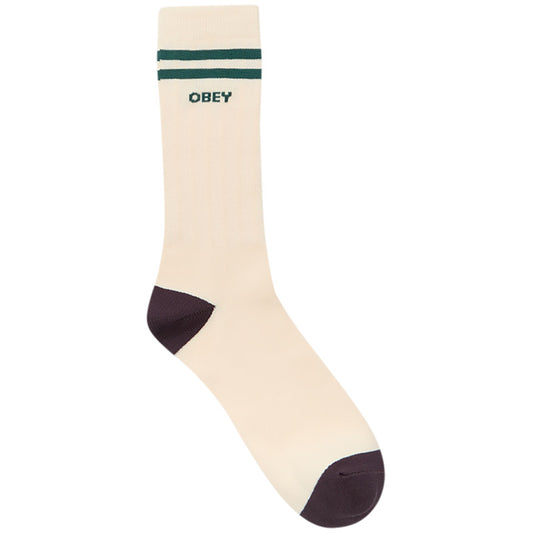 Obey Soccer Socks Unbleached/Green