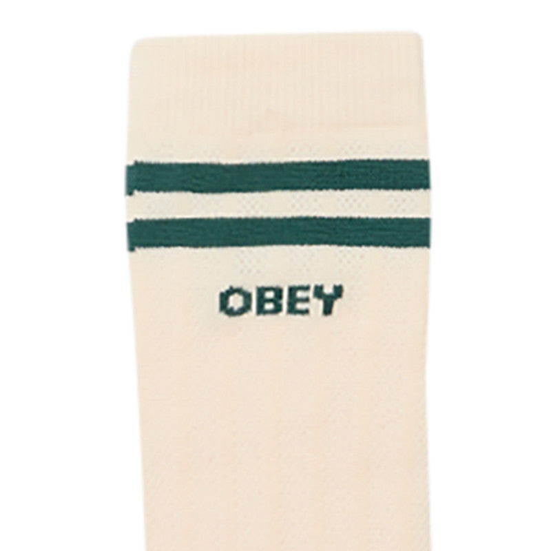 Obey Soccer Socks Unbleached/Green