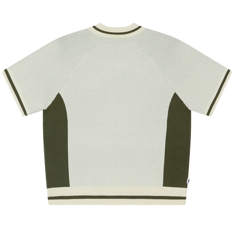 Obey Sport Polo Sweater Unbleached