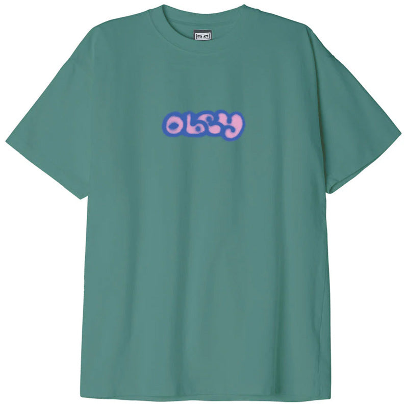 Obey Spray T-Shirt Palm Leaf