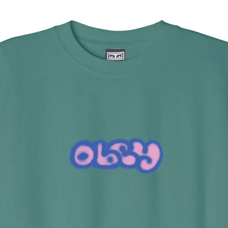 Obey Spray T-Shirt Palm Leaf