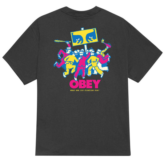 Obey Steady Mobbin' T-Shirt Vintage Black