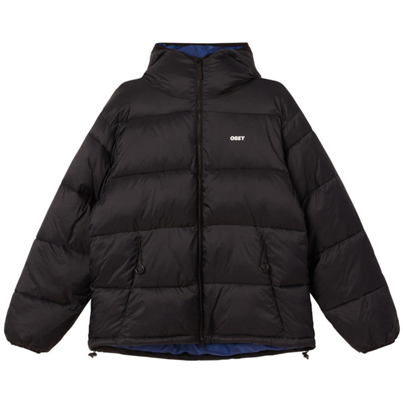 Obey Stratus Puffer Jacket Black