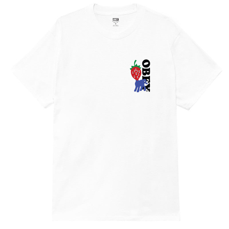 Obey Strawberry T-Shirt White