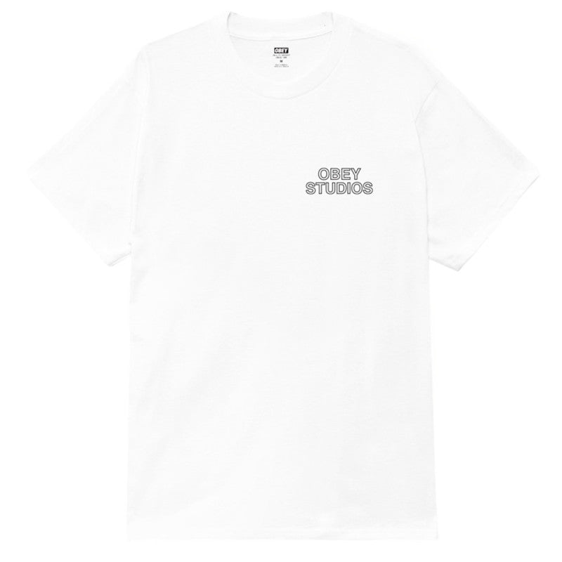 Obey Studios Palette T-Shirt White