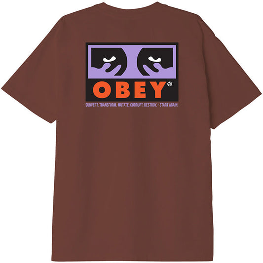 Obey Subvert T-Shirt Sepia