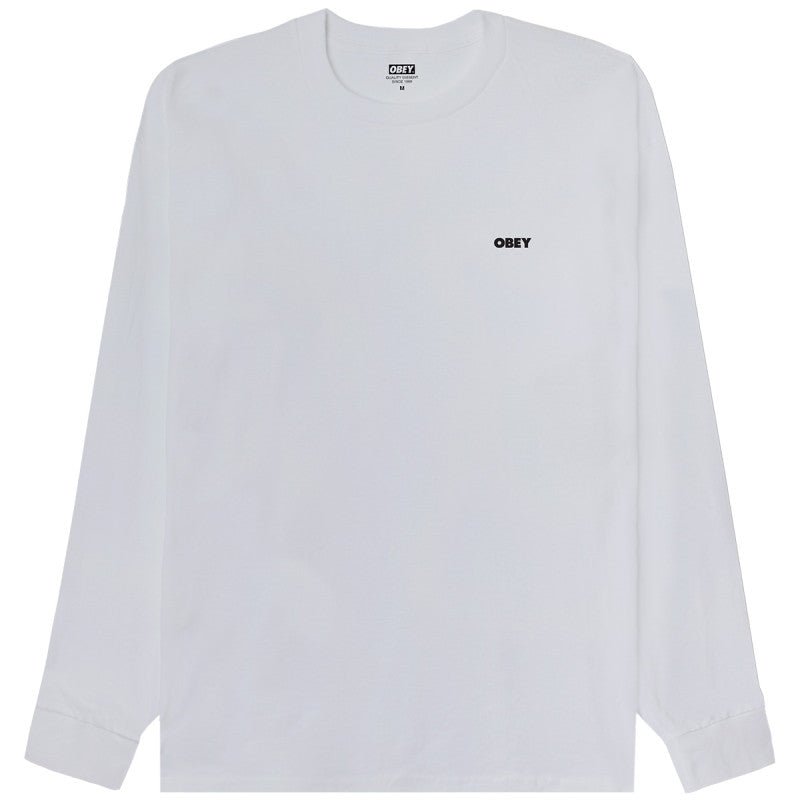 Obey The Medium Is The Message Longsleeve White