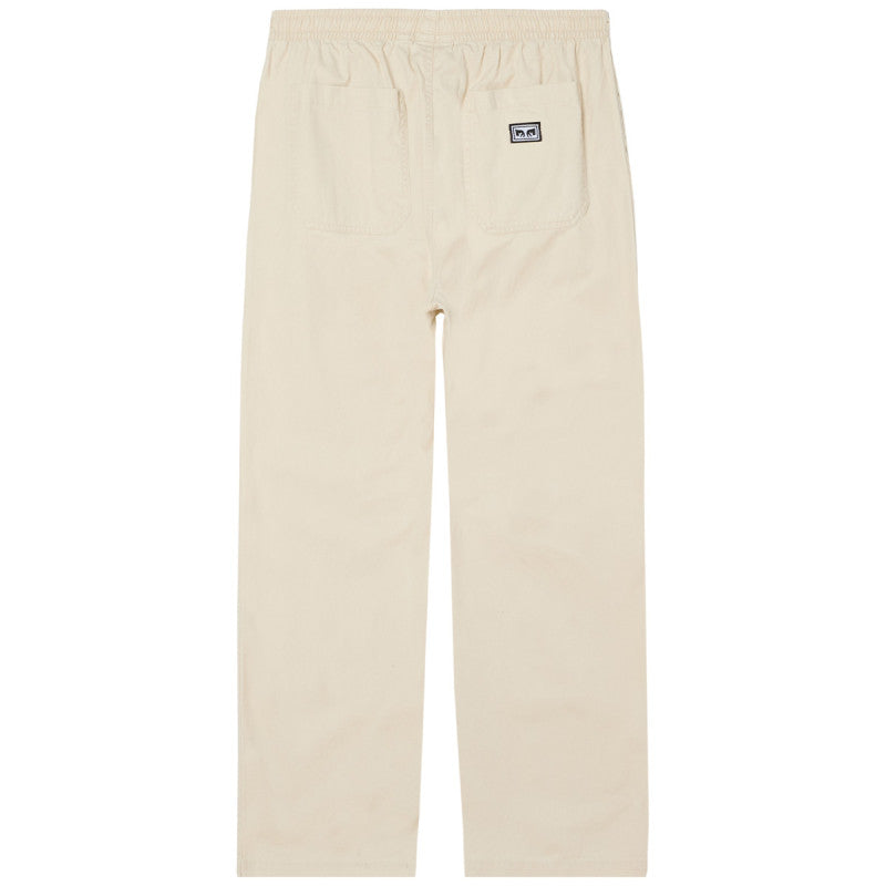 Obey Theo Easy Pant Birch Faded Wash