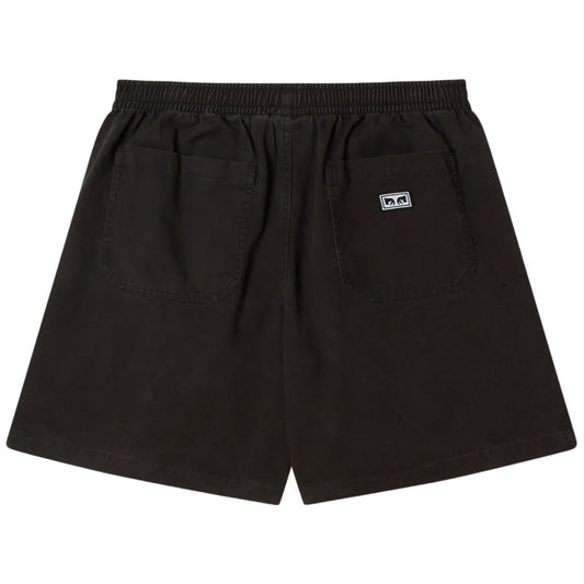 Obey Theo Easy Short Black Faded Wash