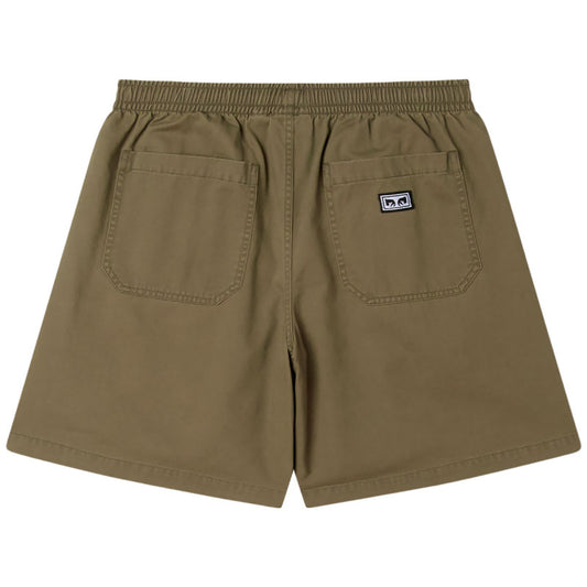 Obey Theo Easy Short Smokey Olive Faded Wash