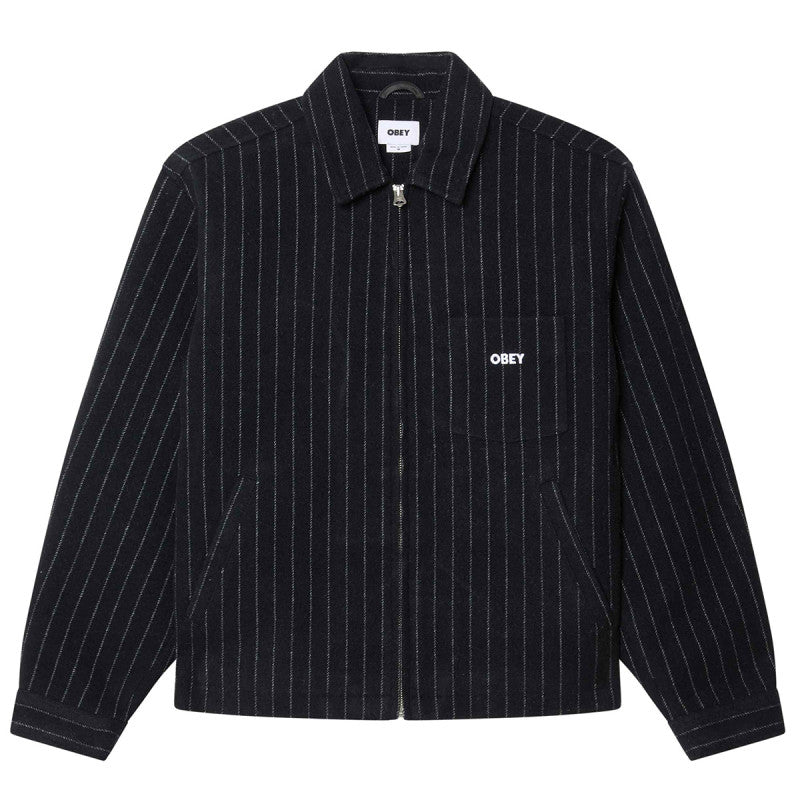 Obey Vernon Zip Jacket Navy