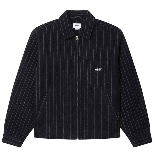 Obey Vernon Zip Jacket Navy
