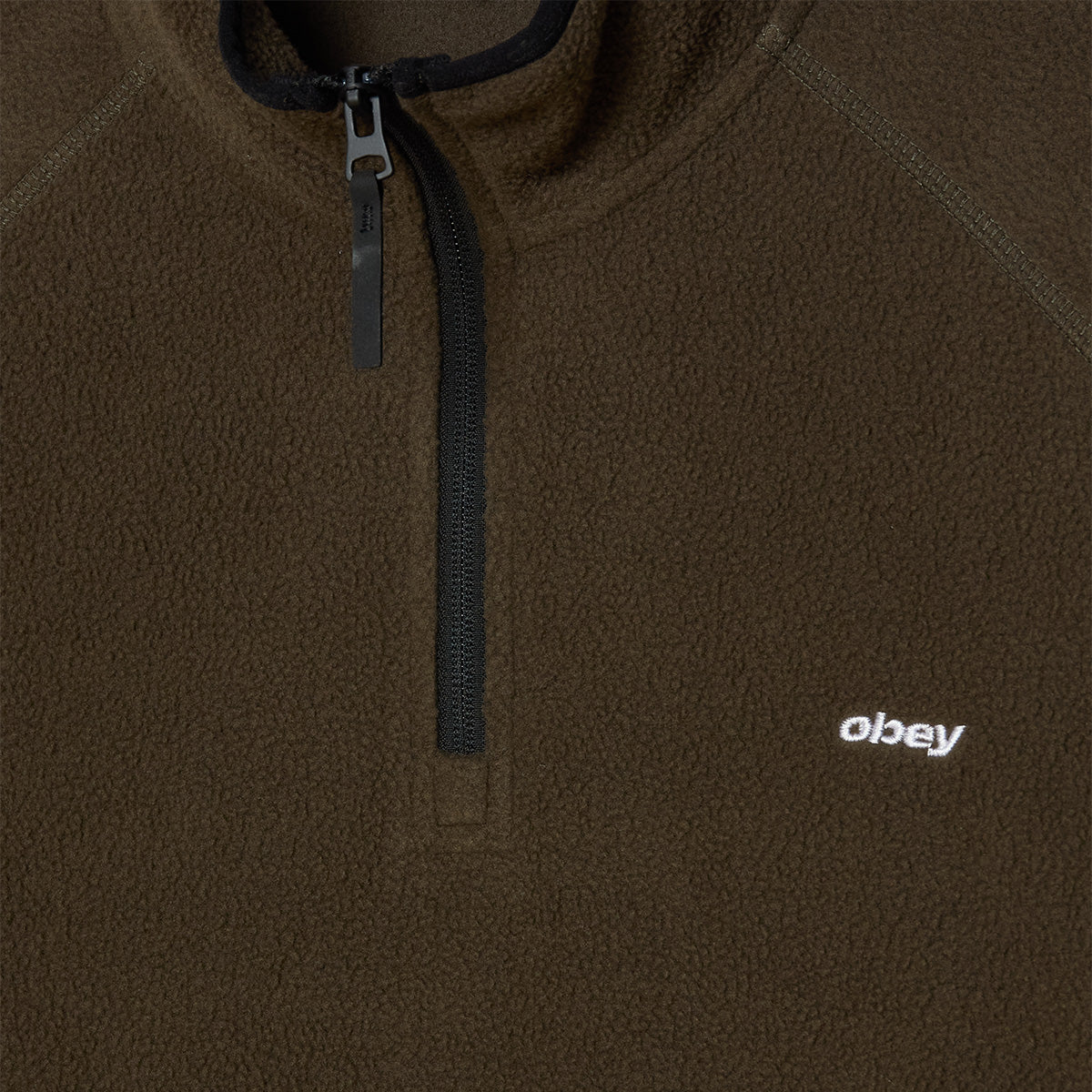 Obey Vetta Polar Fleece Pullover Sweater Andesite