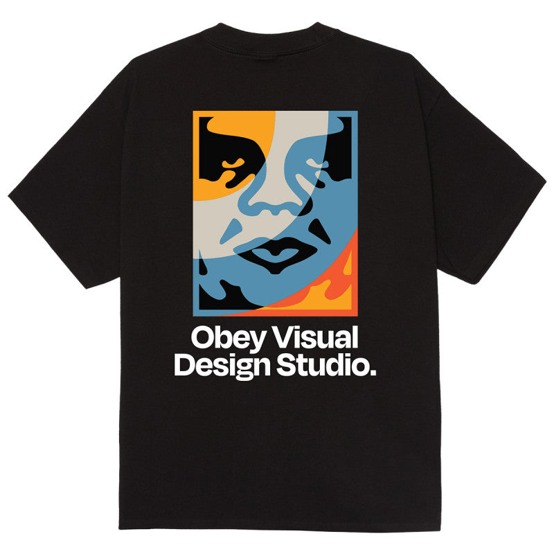 Obey Visual Design Studio T-Shirt Black