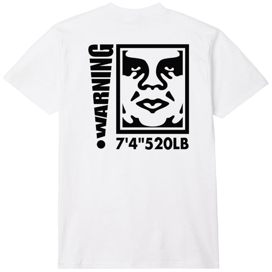 Obey Warning T-Shirt White