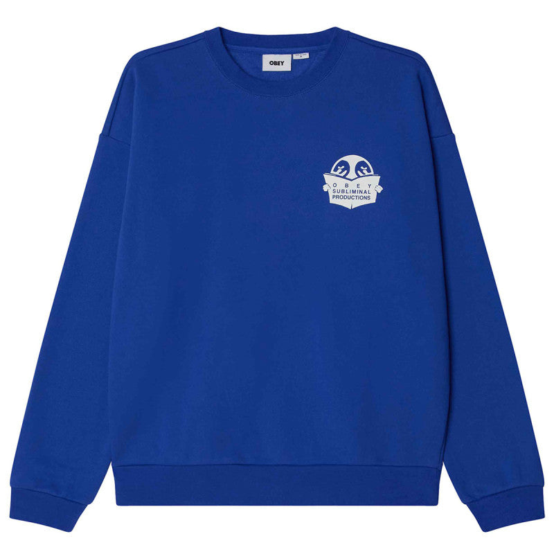 Obey Weldon Extra Heavy Sweater Dazzling Blue