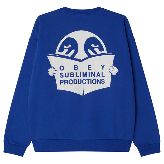 Obey Weldon Extra Heavy Sweater Dazzling Blue