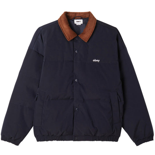 Obey Whispers Jacket Dark Navy