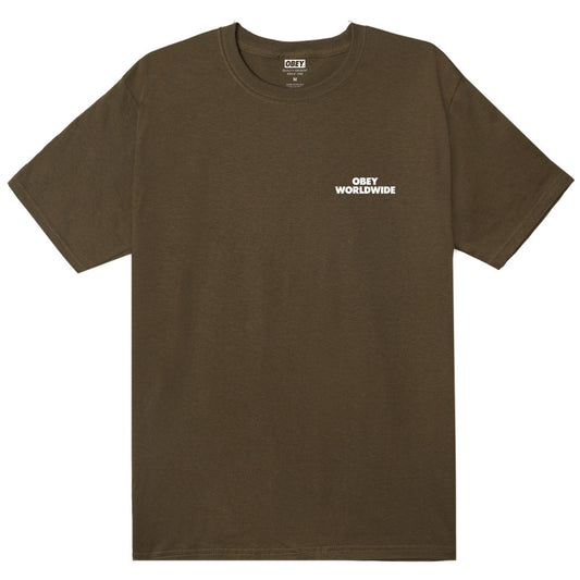 Obey Worldwide T-Shirt Olive