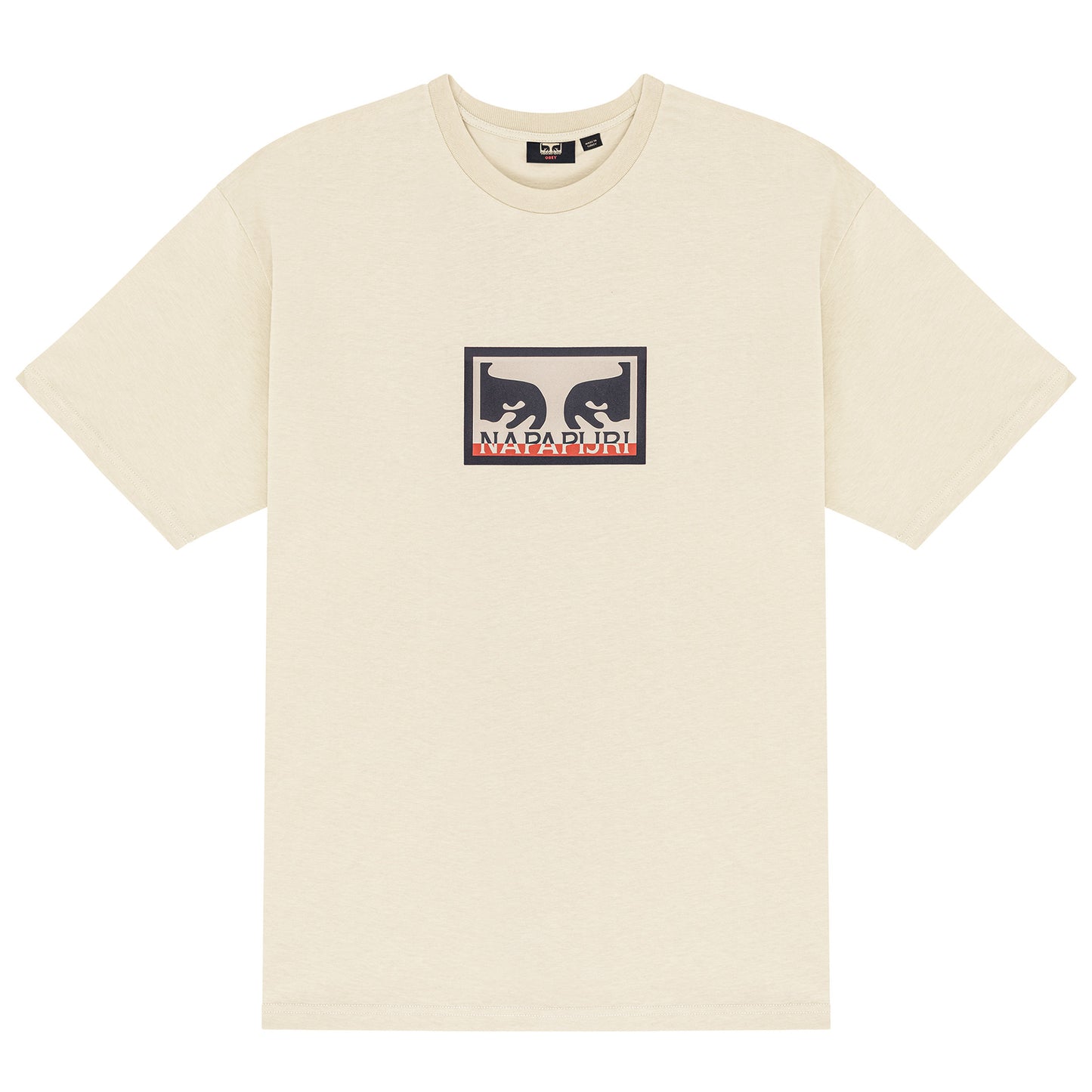 Obey X Napapijri T-Shirt Cream