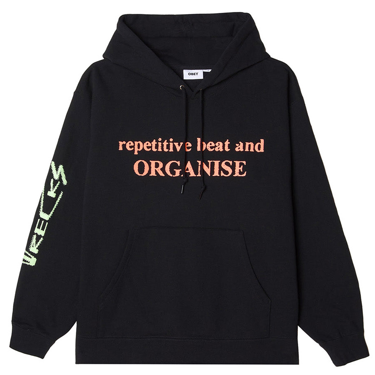 Obey x Party And Survive Hooded Sweater Black