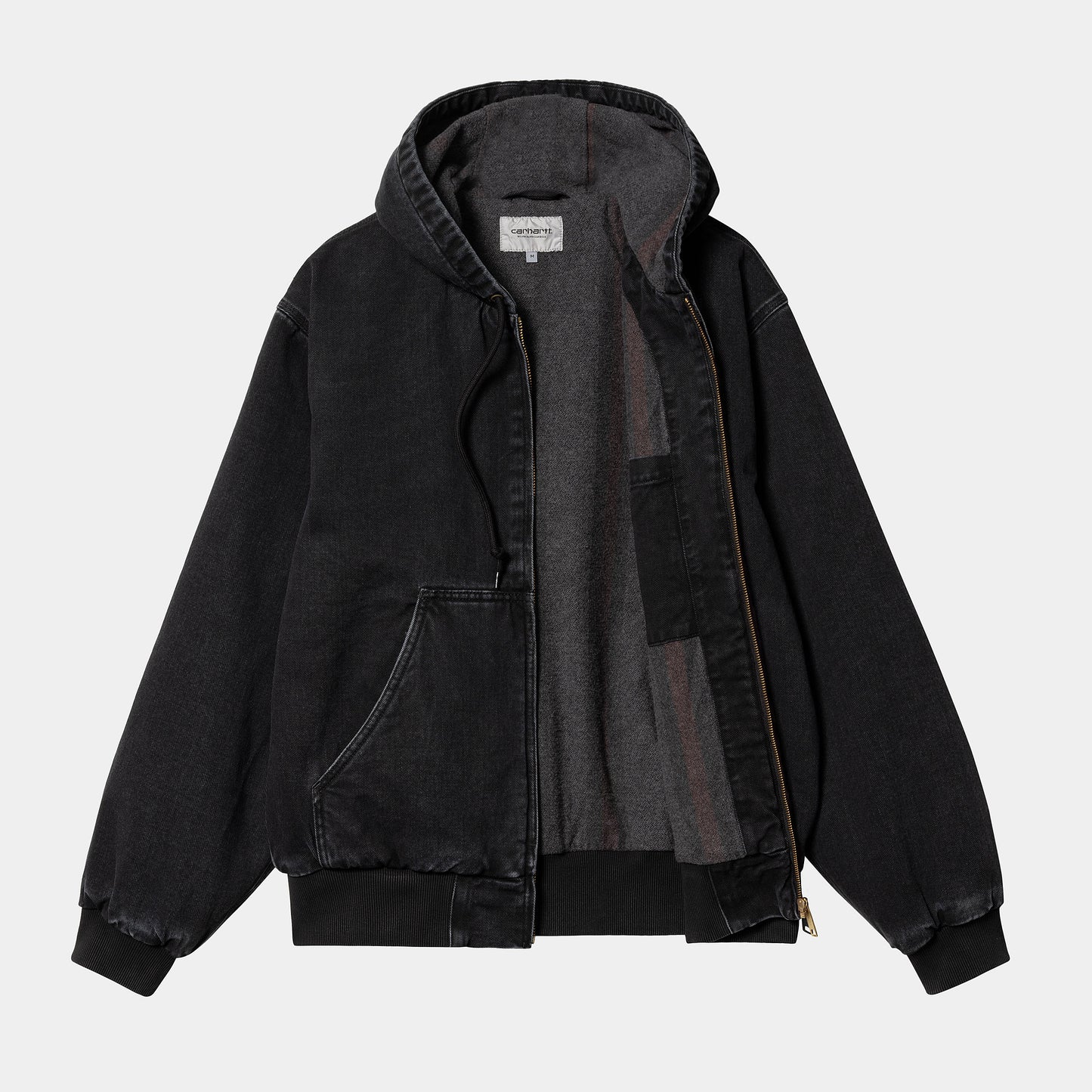 Carhartt WIP OG Active Jacket Black Stone Washed