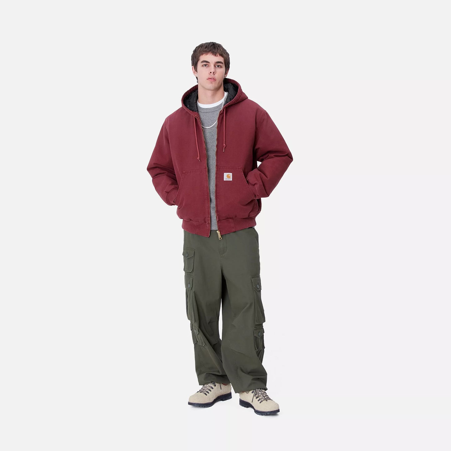 Carhartt WIP OG Active Jacket Malbec Aged Canvas