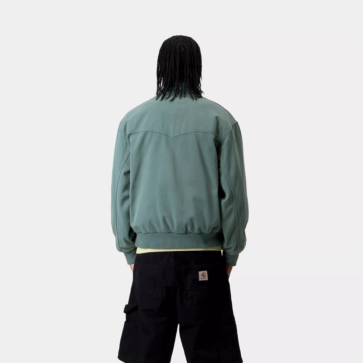 Carhartt WIP OG Santa Fe Jacket Silver Pine Garment Dyed