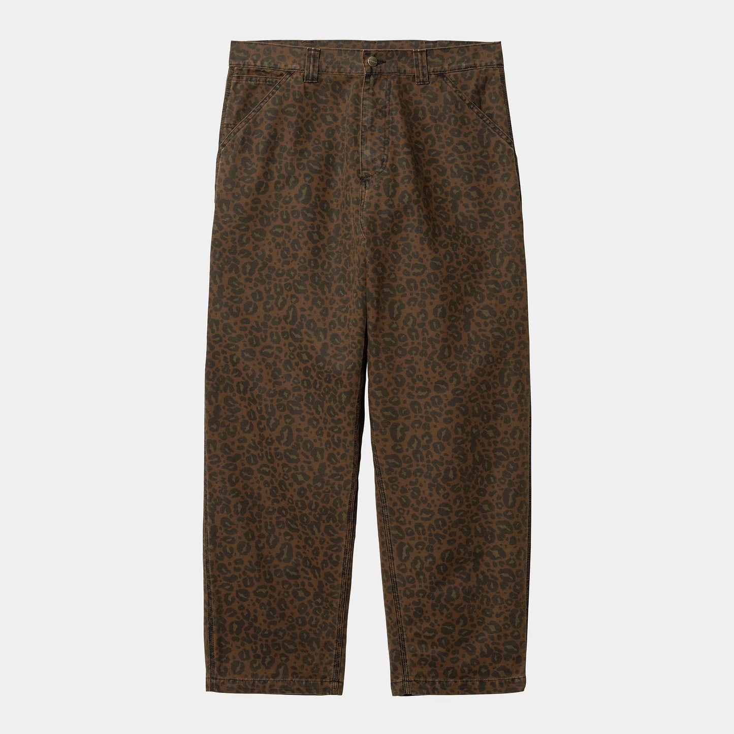 Carhartt WIP OG Single Knee Pant Camo Leo/Tamarind Garment Dyed