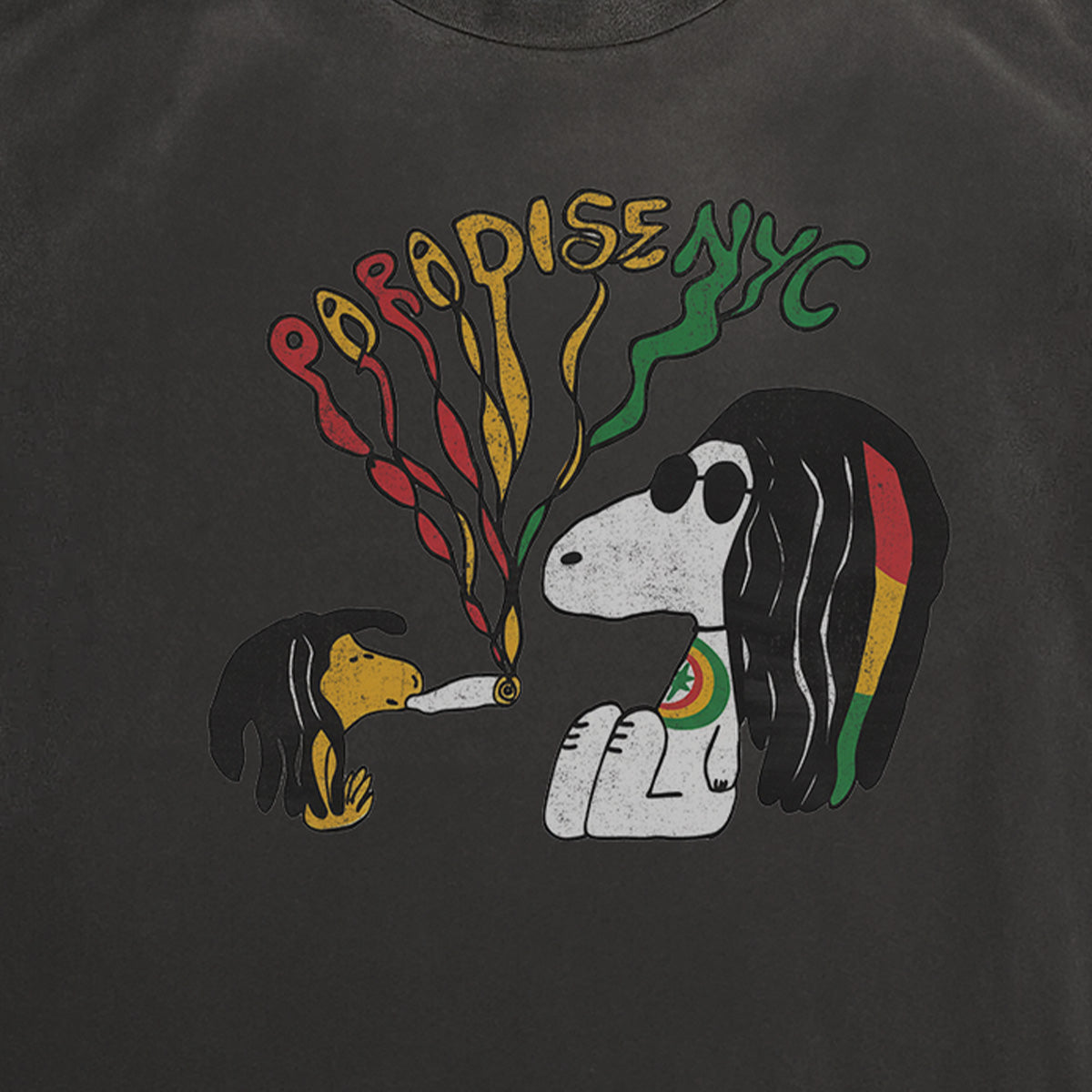 Paradise NYC Beaglize It T-Shirt Vintage Black