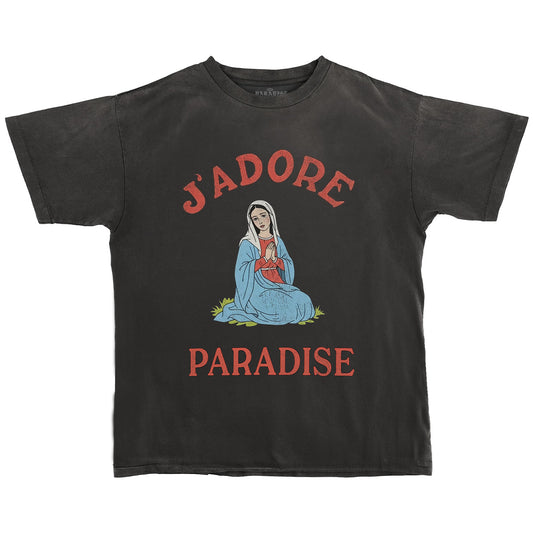 Paradise NYC J'Adore Paradise T-Shirt Vintage Black