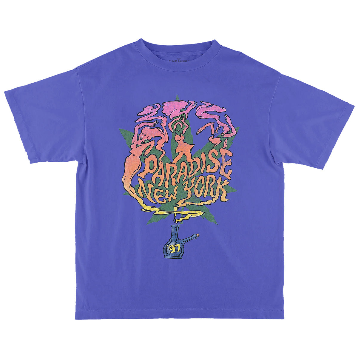 Paradise NYC Smokin' Paradise T-Shirt Neon Purple
