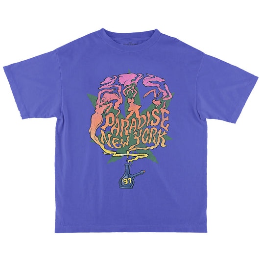 Paradise NYC Smokin' Paradise T-Shirt Neon Purple