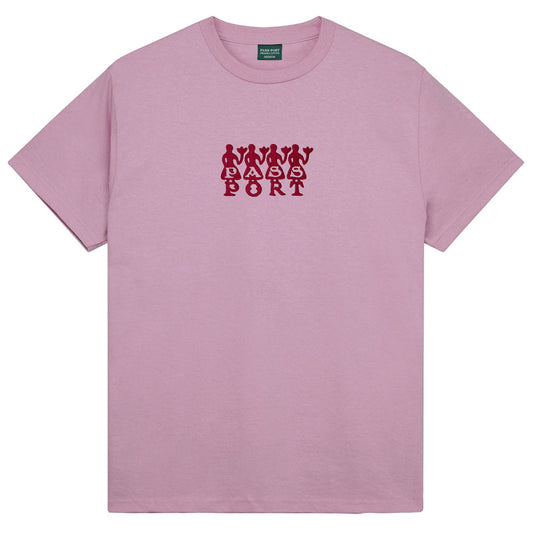 Pass Port 4 Flowers Organic Cotton T-shirt Dusty Pink