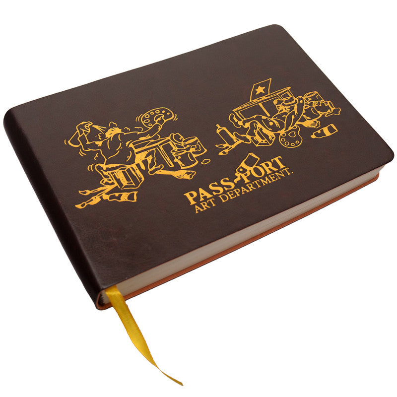 Pass-Port Art Dept. Sketchbook Brown/Gold