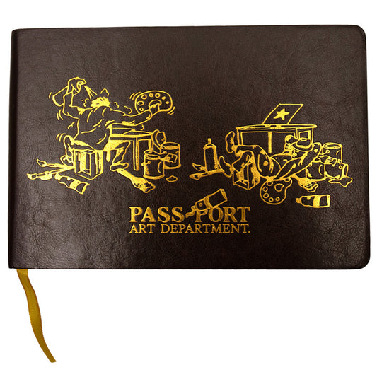 Pass-Port Art Dept. Sketchbook Brown/Gold