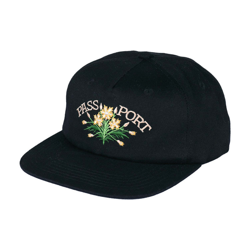 Pass Port Bloom Workers Cap Black