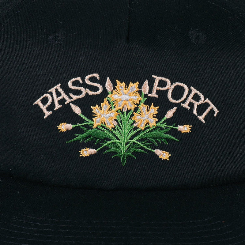 Pass Port Bloom Workers Cap Black