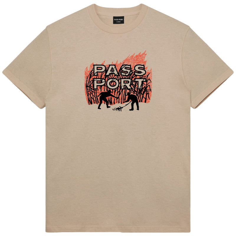 Pass Port Brush Fire T-Shirt Sand