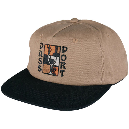 Pass Port Dine Em' Workers Cap Black/Sand