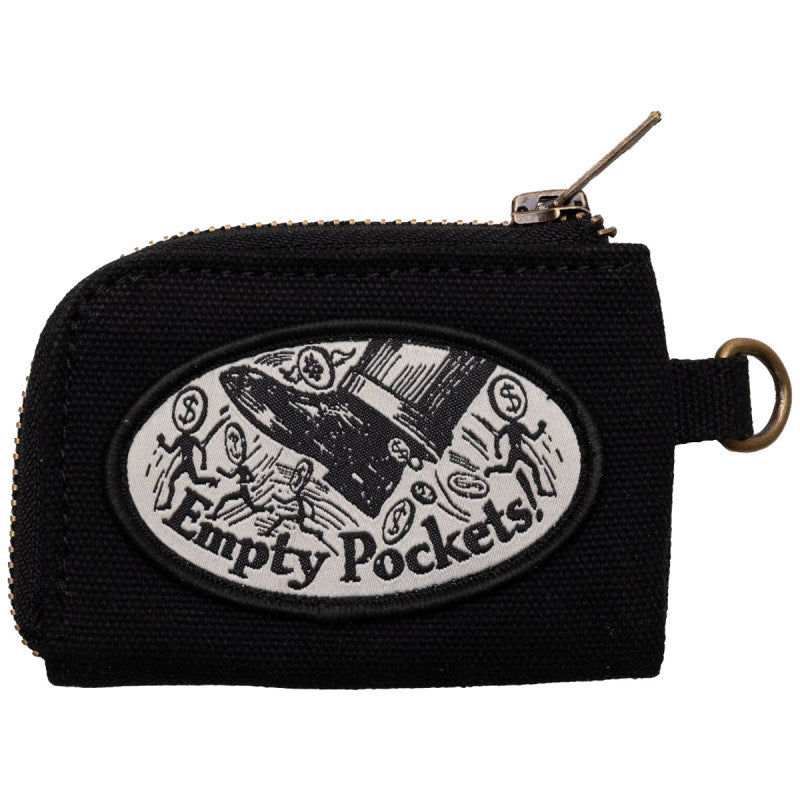 Pass Port Empty Pockets Coin Pouch Black