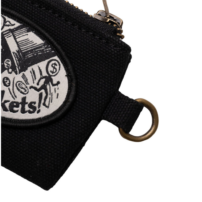 Pass Port Empty Pockets Coin Pouch Black