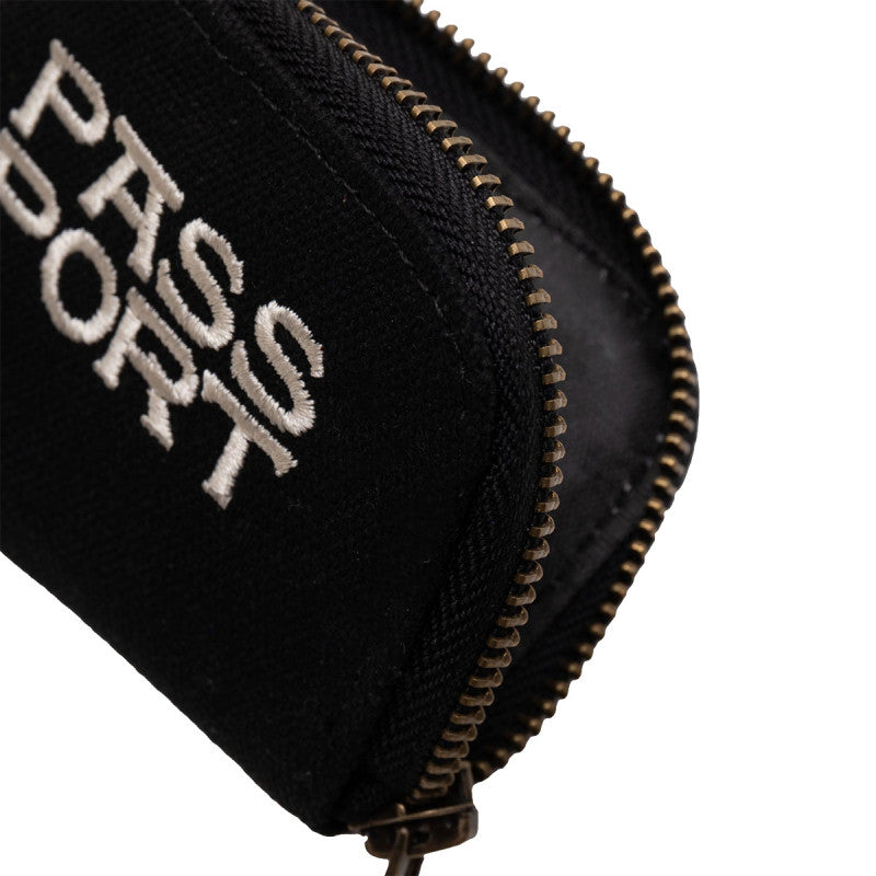 Pass Port Empty Pockets Coin Pouch Black