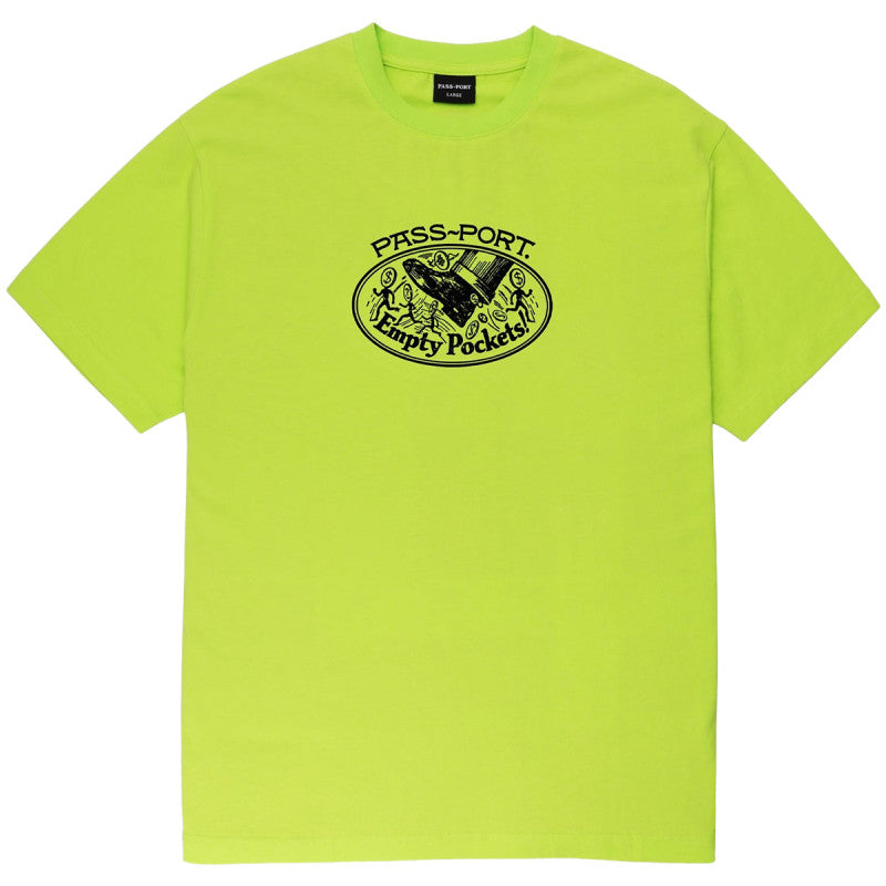 Pass Port Empty Pockets T-Shirt Safety Yellow