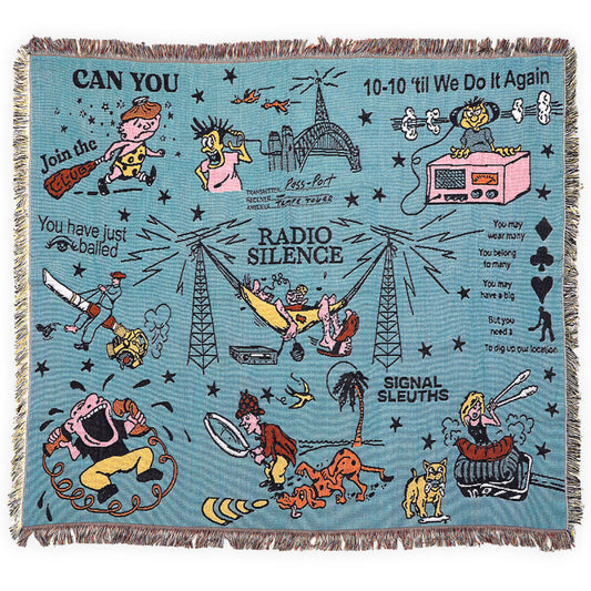 Pass Port Eyeball Throw Rug Multi